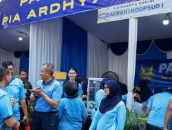 Ultah ke-68,Pia Ardhya Garini Gelar Pasar Murah Dihadiri Pangkoops Udara I