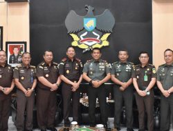 Kunjungan Kajati di Korem 043/Gatam Disambut Brigjen TNI Rikas Hidayatullah