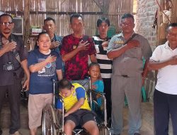 Media Lampung Utara Salurkan Kursi Roda dan Sembako Untuk Penyandang Disabilitas