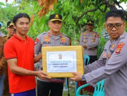Angin Kencang Timpa Wilayah Pringsewu, Kapolda Beri Tali Asih