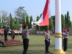 Upacara Peringatan Hari Pahlawan Digelar Polres Lampung Utara