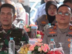 Danrem 043/Gatam Hadiri Launching Gugus Tugas Polri Dukung Ketahanan Pangan Nasional