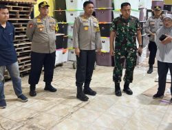 Dandim 0410/KBL dan Kapolres Tinjau Gudang Logistik Pilkada 2024,Pastikan Aman