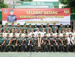 Danrem 043/Gatam Ingatkan Anggota Denkesyah 02.04.03 Lampung Maksimalkan Fungsi Media Online