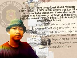 Tim Investigasi WN88 Pinta Inspektorat dan Kejari Bekasi Telusuri Alih Gaji Karyawan PDAM