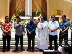 Kasrem 043/Gatam Bersama Forkopimda Tinjau Sejumlah Gereja di Bandar Lampung