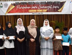 Doa Bersama dan Suntuni Anak Yatim-piatu Maknai Rasa Syukur KWP Kilang Balongan