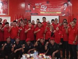 DPC PDIP Kabupaten Lampung Utara Rayakan HUT PDI Perjuangan ke – 52