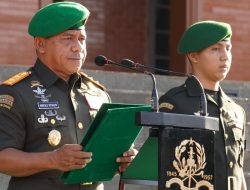 Sampaikan Arahan Panglima TNI, Gubernur Akmil Pimpin Upaca