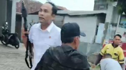 Satu Pelaku Dilumpuhkan,Polisi Baku Tembak dengan Komplotan Curanmor di Lampung