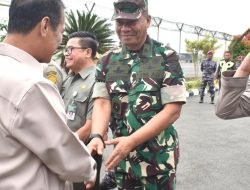 Dampingi Kasdam II/Swj, Kasrem 043/Gatam Sambut Kunker Mentan RI di Wilayah Provinsi Lampung