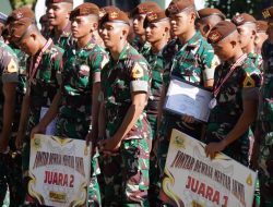 Danyontar Akmil Serahkan Penghargaan kepada Taruna Berprestasi