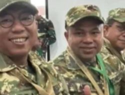 Berseragam Militer,Gubernur Mirza dan Bupati Riyanto Tampil Gagah