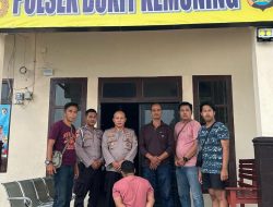 Polsek Bukit Kemuning Tangkap Pengedar Sabu di Desa Kebun Dalam