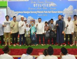 Ratusan Anak Yatim dan Piatu dapat Santunan dari Perwira RU VI Balongan