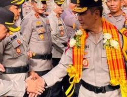 Kapolres Sinjai Bersama Pejabat Polda Sulsel Sambut Kapolda Baru
