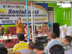 Yusee Sosialisasi Pembinaan Ideologi Pancasila dan Wawasan Kebangsaan di Kampung Banjar Masin