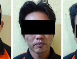 Satu Pelaku Buron,Tiga Warga Ditangkap Saat Asik Konsumsi Sabu