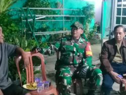 Babinsa Koramil 4 100 -02 /TBS Bangun kedekatan Masyarakat melalui Kegiatan Komsos