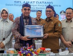 Ucap Terimakasih Kunjungan Ketua MPR,Gubernur Banten Paparkan Program Prioritas