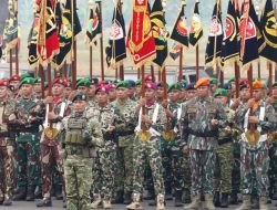 Panglima TNI dan Menhan RI Tinjau Geladi Bersih Upacara Gelar Pasukan Operasional dan Kehormatan Militer