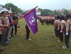 Peringati Hari Pramuka ke-64 di Kecamatan Sliyeg,Lomba Gerak Jalan Masih Favorit