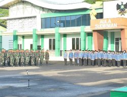 Keluarga Besar Korem 043/Gatam Ikuti Upacara Peringatan Hari Kemerdekaan RI ke-80