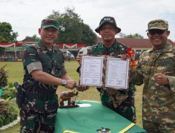 Tinggalkan Warisan Pembangunan,TMMD ke-125 Dua Kabupaten di Lampung Berakhir