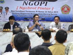 Ngopi Bareng Karang Taruna Periuk, Maryono Hasan: Jadi Garda Terdepan