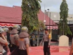 Rutin Dilakukan,Sat Samapta Polres Sinjai Latihan Dalmas