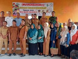 Rembuk Musrenbangdes dan Stunting Tahun Anggaran 2026 Digelar Desa Negeri Galih Rejo