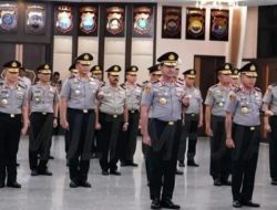 Jendral Polisi Listyo Sigit Prabowo Pimpin Upacara Kenaikan Pangkat 27 Pati Polri