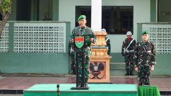 Pimpin Upacara Bulanan, Kasdam XXI/RI Sampaikan Amanat Mayjen TNI Kristomei Sianturi