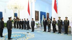 Panglima TNI Hadiri Penganugerahan Pangkat Istimewa di Istana Negara