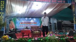 Didampingi Kuwu Opang dan Ketua DKM Masjid Nurul Hidayah,Camat Sliyeg Perkenalkan Diri