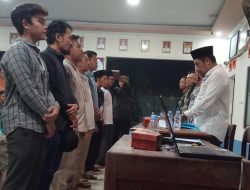 Panpilwu Desa Mekargading Tahun 2025 Terbentuk,Ketua BPD Ambil Sumpah