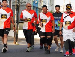 Danrem 043/Gatam Ikuti PMI RUN 4 Humanity HUT ke-80 PMI Tahun 2025
