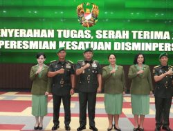 Sertijab Pangdam XVIII/Kasuari, Tongkat Komando Dipegang Mayjen TNI Cristian Kurnianto Tehuteru
