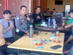 Kasat Lantas Polres Sinjai Ngopi Bareng Awak Media