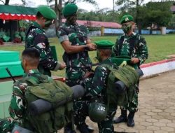 Tradisi Pembaretan Siswa Dikjurbaif Abit Dikmaba IF TNI AD di Rindam XIV/Hasanuddin