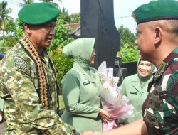 Pangdam XXI/Radin Inten Kunjungi Kodim 0424/Tanggamus