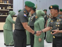 Pangdam XXI/Radin Inten Pimpin Acara Tradisi Penerimaan Warga Baru