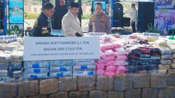Pemusnahan 214,84 Ton Narkoba Dipimpin Langsung Presiden Prabowo