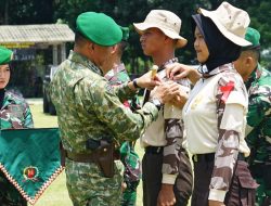 Pelatihan Persami dan Bela Negara KKRI Gelombang III Tahun 2025 Resmi Ditutup Pangdam XXI/Radin Inten
