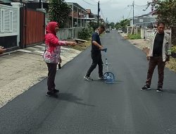 Akses Jalan Diperbaiki,Warga Sukarame Berterima Kasih kepada Walikota Bandar Lampung