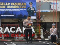 Apel Pasukan Operasi Zebra Candi 2025 Digelar Polresta Cilacap,Ini Sasaran Prioritasnya