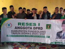 Abdul Rojak Anggota DPRD Pandeglang Serap Aspirasi Warga Kelurahan Pagerbatu