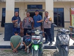 Polsek Tanjung Senang Gerak Cepat, Pelaku Curanmor Diringkus Kurang dari Satu Jam