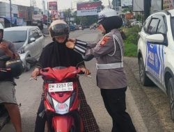 Satlantas Polres Sinjai Tingkatan Edukasi Keselamatan dalam Ops Zebra 2025
