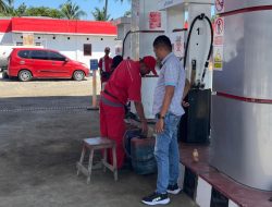 Kanit Tipidter Polres Sinjai Pantau Penjualan BBM Subsidi di SPBU
